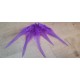 Lot de 20 Plumes de coq teintées de couleur violet lavande