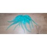 Lot de 20 Plumes naturelles de coq couleur vert d'eau