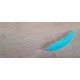 lot de 10 Coq filant couleur turquoise clair