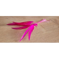 lot de 10 Coq filant couleur fuchsia