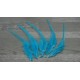 Lot de 20 Plumes naturelles de coq bleu turquoise clair